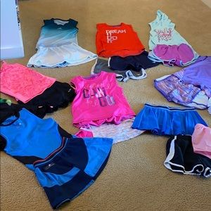 Bundle of tennis athletic gear